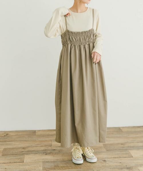 URBAN RESEARCH ITEMS / アーバンリサーチ アイテムズ ワンピース | シャーリングキャミワンピース | 詳細21