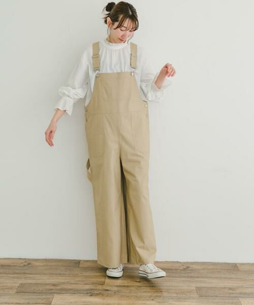 セール】 リネン混サロペット （サロペット・オールインワン