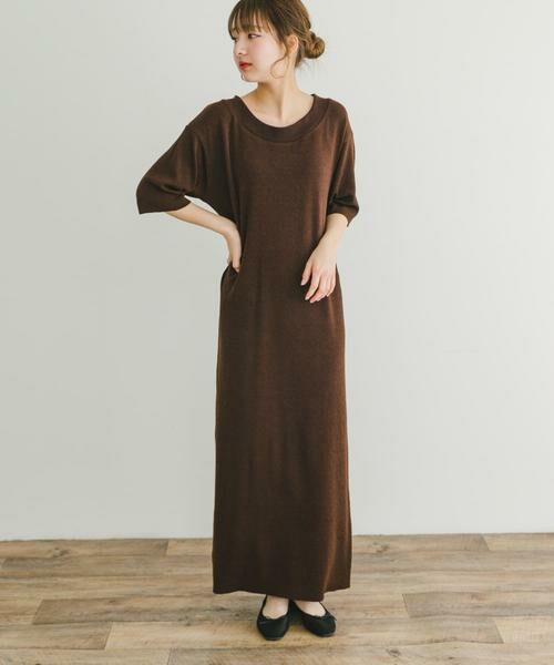 URBAN RESEARCH ITEMS / アーバンリサーチ アイテムズ ワンピース | セルフカットTシャツワンピース | 詳細17
