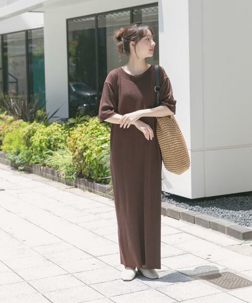 URBAN RESEARCH ITEMS / アーバンリサーチ アイテムズ ワンピース | セルフカットTシャツワンピース | 詳細8