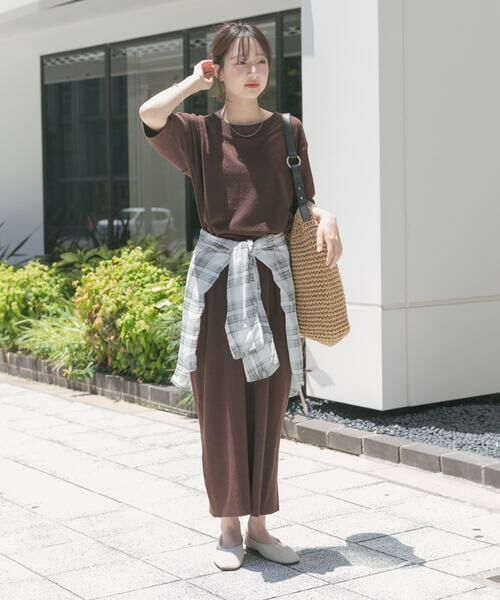 URBAN RESEARCH ITEMS / アーバンリサーチ アイテムズ ワンピース | セルフカットTシャツワンピース | 詳細10