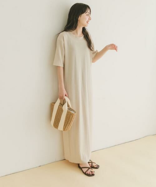 URBAN RESEARCH ITEMS / アーバンリサーチ アイテムズ ワンピース | セルフカットTシャツワンピース | 詳細30