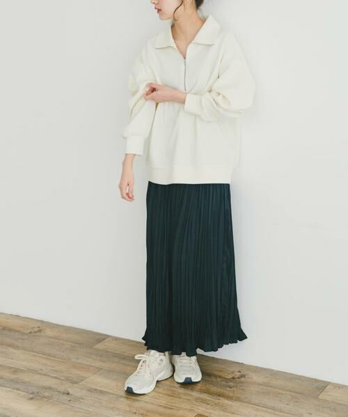 URBAN RESEARCH ITEMS / アーバンリサーチ アイテムズ セットアップ | ハーフジップトップス×スカートセット | 詳細2