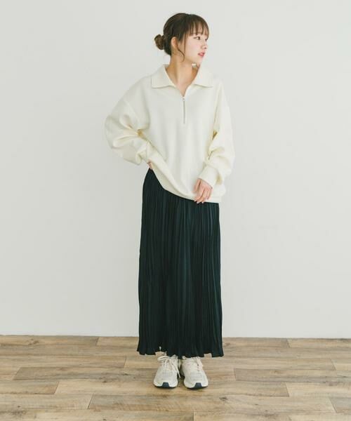 URBAN RESEARCH ITEMS / アーバンリサーチ アイテムズ セットアップ | ハーフジップトップス×スカートセット | 詳細5