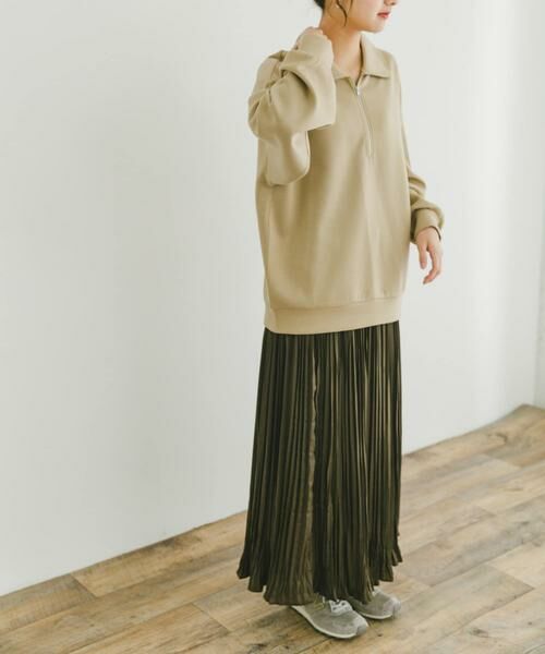 URBAN RESEARCH ITEMS / アーバンリサーチ アイテムズ セットアップ | ハーフジップトップス×スカートセット | 詳細12