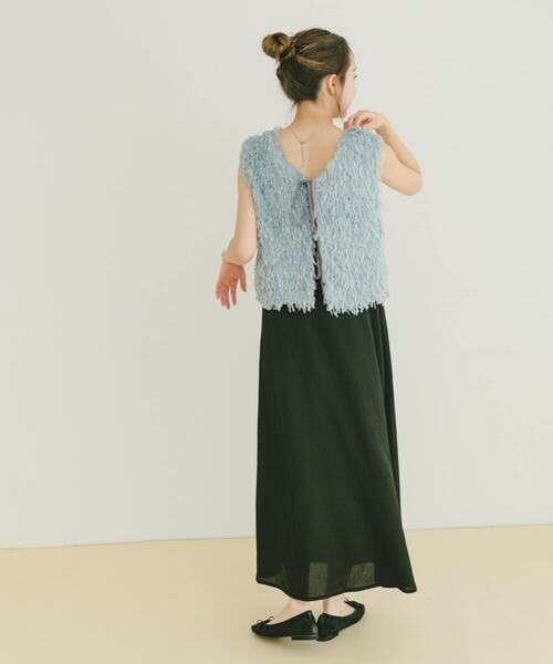 URBAN RESEARCH ITEMS / アーバンリサーチ アイテムズ ワンピース | フェザーベストセットキャミワンピース | 詳細3