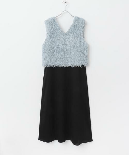URBAN RESEARCH ITEMS / アーバンリサーチ アイテムズ ワンピース | フェザーベストセットキャミワンピース | 詳細5