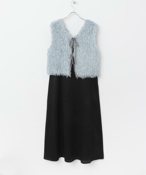 URBAN RESEARCH ITEMS / アーバンリサーチ アイテムズ ワンピース | フェザーベストセットキャミワンピース | 詳細7