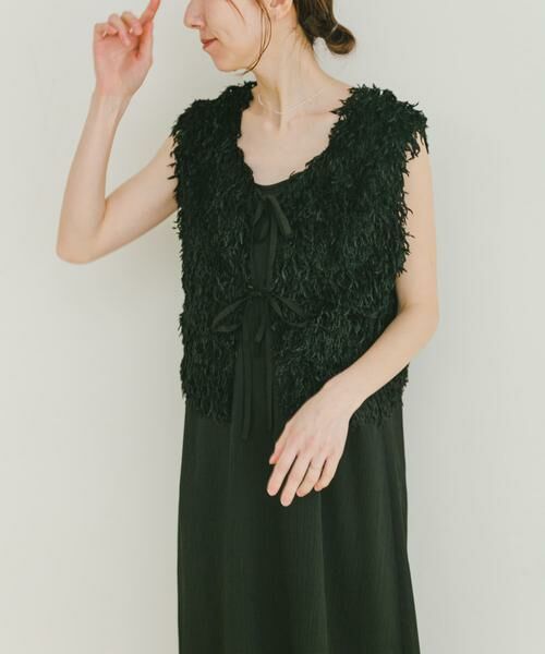 URBAN RESEARCH ITEMS / アーバンリサーチ アイテムズ ワンピース | フェザーベストセットキャミワンピース | 詳細12