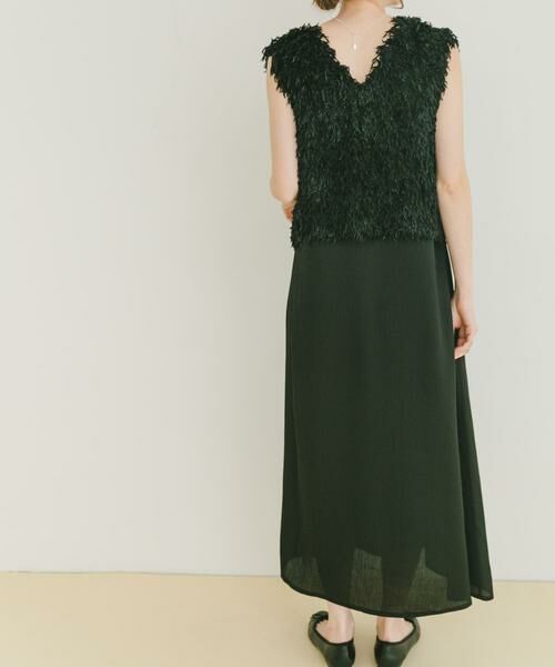 URBAN RESEARCH ITEMS / アーバンリサーチ アイテムズ ワンピース | フェザーベストセットキャミワンピース | 詳細14