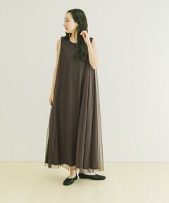 URBAN RESEARCH ITEMS / アーバンリサーチ アイテムズ ワンピース | チュールレイヤードワンピース