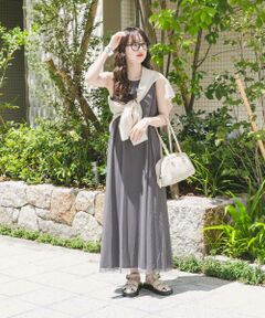 URBAN RESEARCH ITEMS / アーバンリサーチ アイテムズ ワンピース | チュールレイヤードワンピース