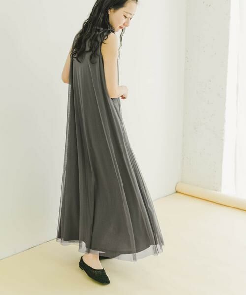 URBAN RESEARCH ITEMS / アーバンリサーチ アイテムズ ワンピース | チュールレイヤードワンピース | 詳細16