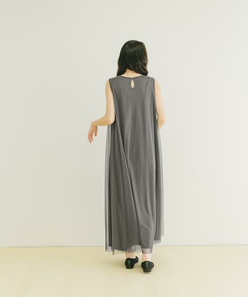 URBAN RESEARCH ITEMS / アーバンリサーチ アイテムズ ワンピース | チュールレイヤードワンピース | 詳細18