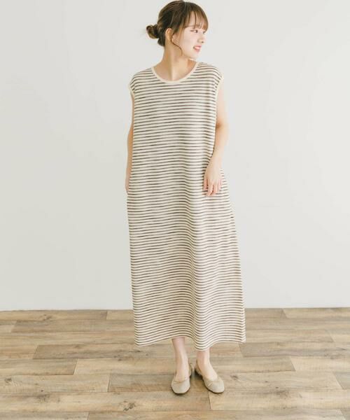 URBAN RESEARCH ITEMS / アーバンリサーチ アイテムズ ワンピース | ハニカムワッフルノースリワンピース | 詳細18