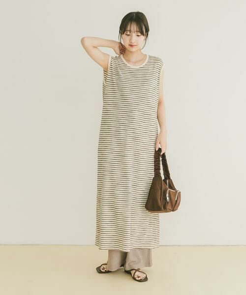 URBAN RESEARCH ITEMS / アーバンリサーチ アイテムズ ワンピース | ハニカムワッフルノースリワンピース | 詳細10