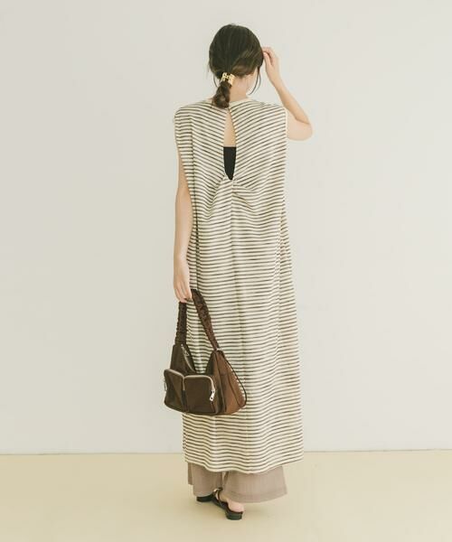 URBAN RESEARCH ITEMS / アーバンリサーチ アイテムズ ワンピース | ハニカムワッフルノースリワンピース | 詳細12