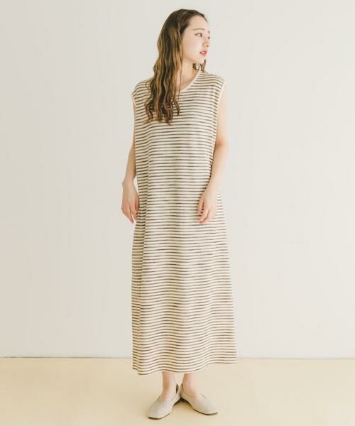 URBAN RESEARCH ITEMS / アーバンリサーチ アイテムズ ワンピース | ハニカムワッフルノースリワンピース | 詳細16