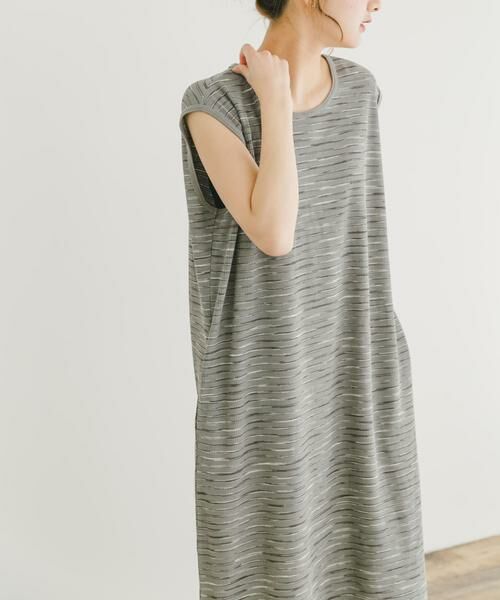 URBAN RESEARCH ITEMS / アーバンリサーチ アイテムズ ワンピース | ハニカムワッフルノースリワンピース | 詳細23
