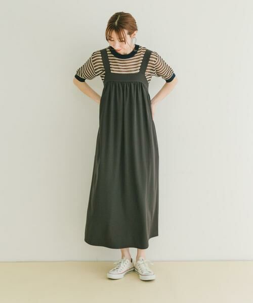 URBAN RESEARCH ITEMS / アーバンリサーチ アイテムズ ワンピース | リラックスギャザージャンスカ | 詳細6