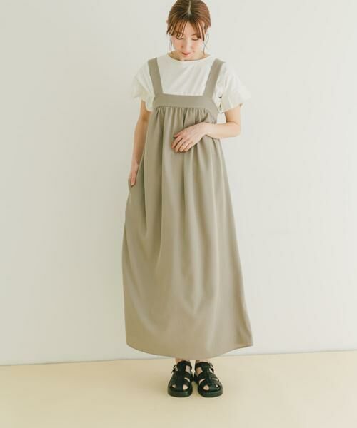 URBAN RESEARCH ITEMS / アーバンリサーチ アイテムズ ワンピース | リラックスギャザージャンスカ | 詳細19