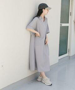 URBAN RESEARCH ITEMS / アーバンリサーチ アイテムズ ワンピース | サッカーストライプスキッパーワンピース