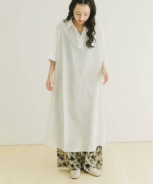 URBAN RESEARCH ITEMS / アーバンリサーチ アイテムズ ワンピース | サッカーストライプスキッパーワンピース | 詳細2