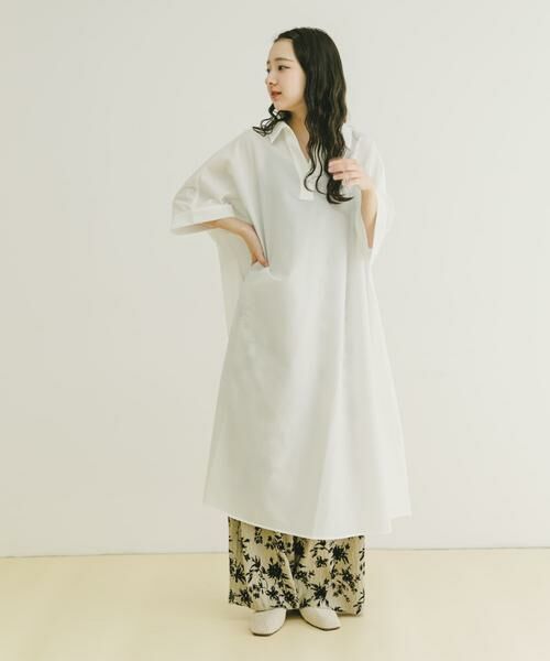 URBAN RESEARCH ITEMS / アーバンリサーチ アイテムズ ワンピース | サッカーストライプスキッパーワンピース | 詳細3