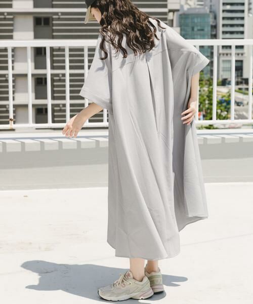 URBAN RESEARCH ITEMS / アーバンリサーチ アイテムズ ワンピース | サッカーストライプスキッパーワンピース | 詳細7