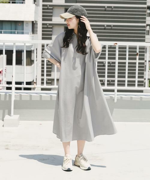 URBAN RESEARCH ITEMS / アーバンリサーチ アイテムズ ワンピース | サッカーストライプスキッパーワンピース | 詳細11