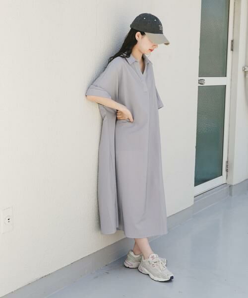 URBAN RESEARCH ITEMS / アーバンリサーチ アイテムズ ワンピース | サッカーストライプスキッパーワンピース | 詳細12