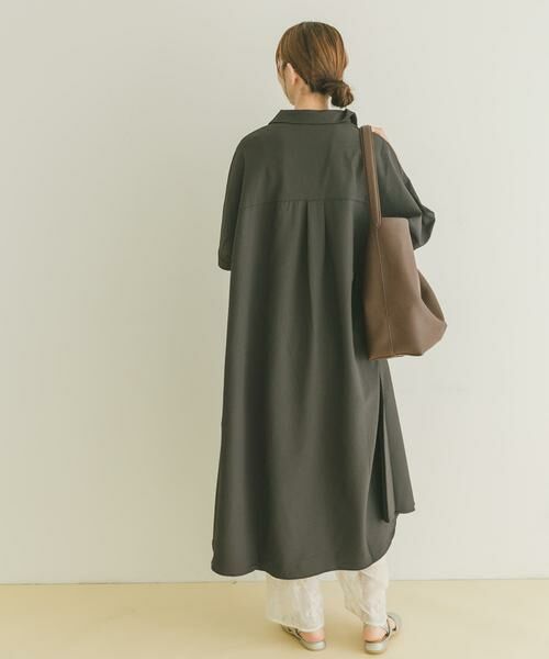 URBAN RESEARCH ITEMS / アーバンリサーチ アイテムズ ワンピース | サッカーストライプスキッパーワンピース | 詳細18