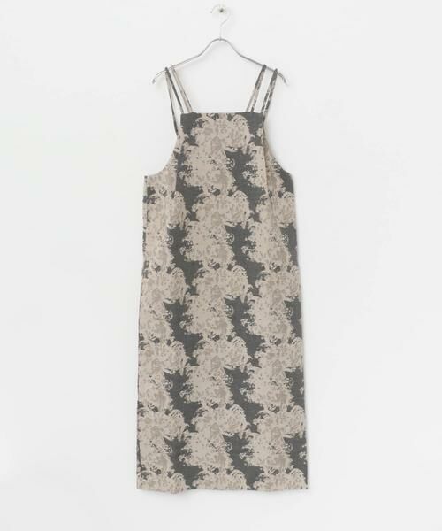 URBAN RESEARCH ITEMS / アーバンリサーチ アイテムズ ワンピース | リネン混ジャガードキャミワンピース | 詳細4