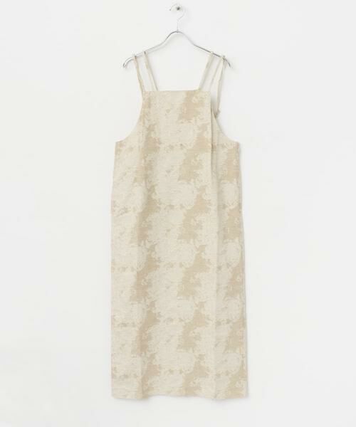 URBAN RESEARCH ITEMS / アーバンリサーチ アイテムズ ワンピース | リネン混ジャガードキャミワンピース | 詳細9