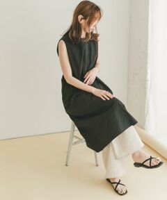 URBAN RESEARCH ITEMS / アーバンリサーチ アイテムズ ワンピース | サッカーノースリーブワンピース