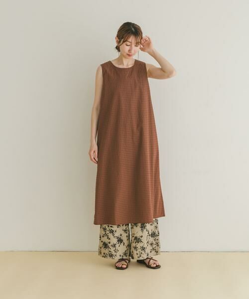 URBAN RESEARCH ITEMS / アーバンリサーチ アイテムズ ワンピース | サッカーノースリーブワンピース | 詳細4