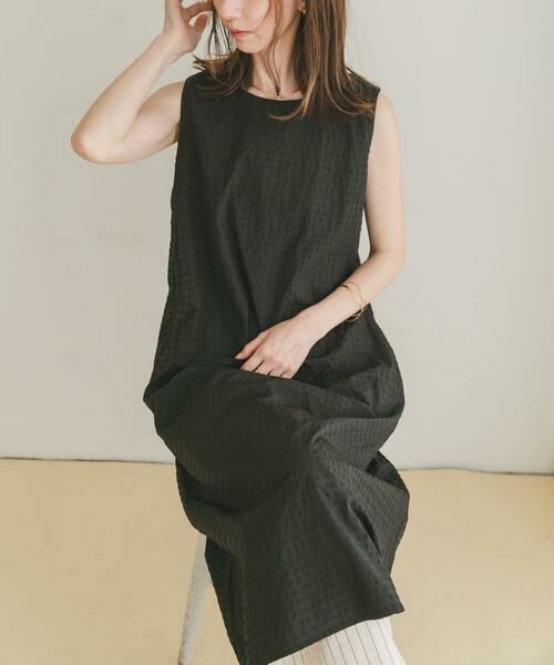 URBAN RESEARCH ITEMS / アーバンリサーチ アイテムズ ワンピース | サッカーノースリーブワンピース | 詳細7