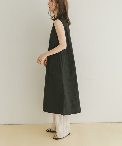 URBAN RESEARCH ITEMS / アーバンリサーチ アイテムズ ワンピース | サッカーノースリーブワンピース | 詳細13