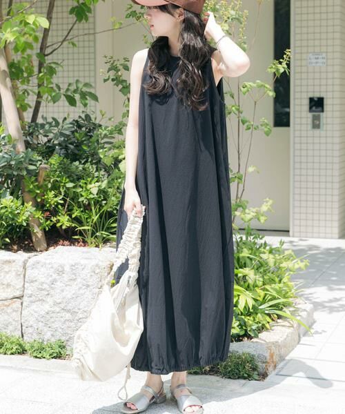 URBAN RESEARCH ITEMS / アーバンリサーチ アイテムズ ワンピース | ノースリーブバルーンワンピース | 詳細1