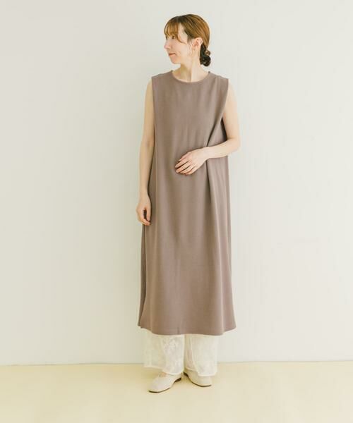 URBAN RESEARCH ITEMS / アーバンリサーチ アイテムズ ワンピース | ショルダータックノースリワンピース | 詳細5