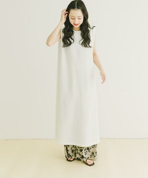 URBAN RESEARCH ITEMS / アーバンリサーチ アイテムズ ワンピース | ショルダータックノースリワンピース | 詳細8