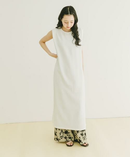 URBAN RESEARCH ITEMS / アーバンリサーチ アイテムズ ワンピース | ショルダータックノースリワンピース | 詳細9