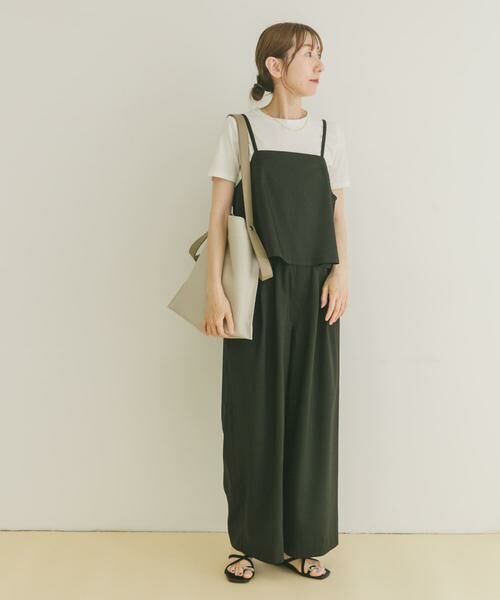 URBAN RESEARCH ITEMS / アーバンリサーチ アイテムズ ワンピース | インナー付きリネンライクセットアップ | 詳細2