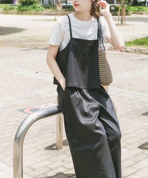 URBAN RESEARCH ITEMS / アーバンリサーチ アイテムズ ワンピース | インナー付きリネンライクセットアップ | 詳細5