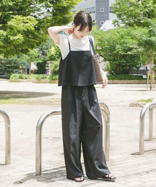 URBAN RESEARCH ITEMS / アーバンリサーチ アイテムズ ワンピース | インナー付きリネンライクセットアップ | 詳細6