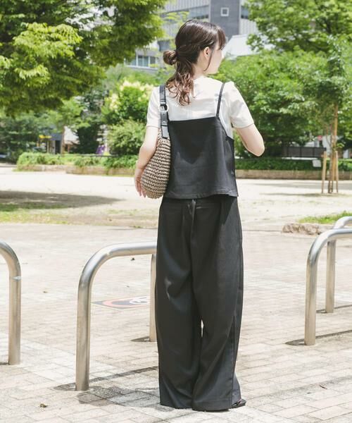 URBAN RESEARCH ITEMS / アーバンリサーチ アイテムズ ワンピース | インナー付きリネンライクセットアップ | 詳細7