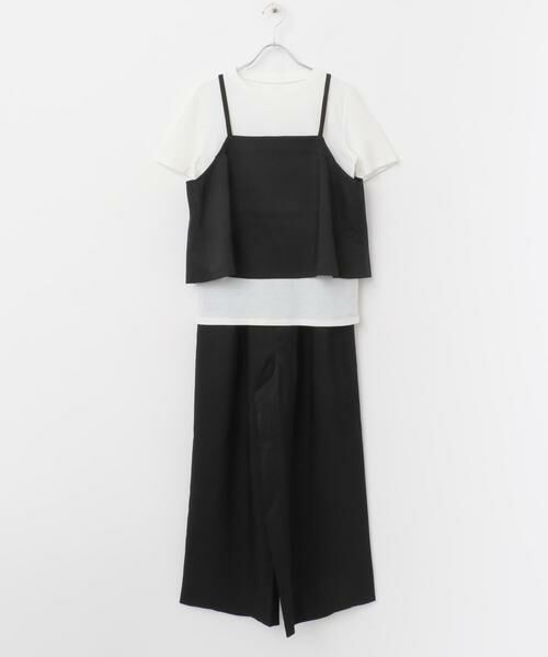 URBAN RESEARCH ITEMS / アーバンリサーチ アイテムズ ワンピース | インナー付きリネンライクセットアップ | 詳細8