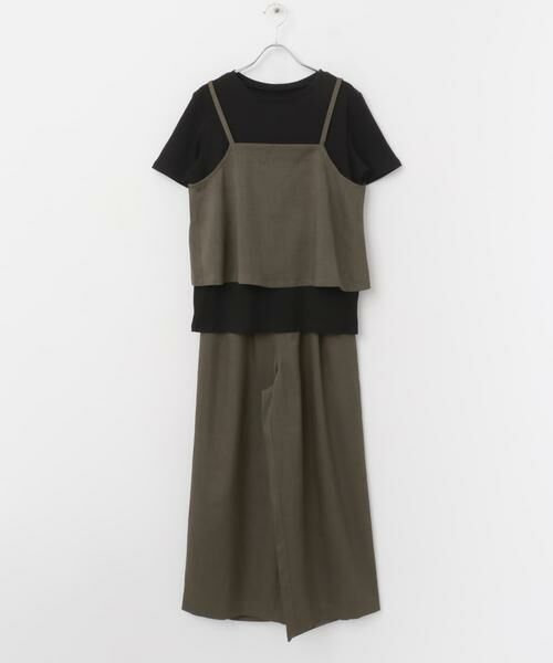 URBAN RESEARCH ITEMS / アーバンリサーチ アイテムズ ワンピース | インナー付きリネンライクセットアップ | 詳細21