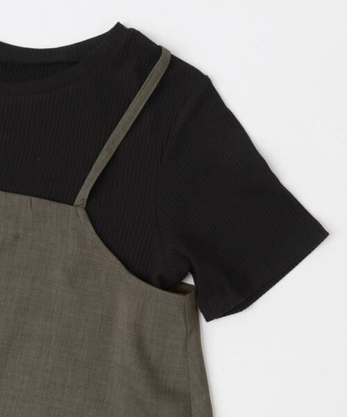 URBAN RESEARCH ITEMS / アーバンリサーチ アイテムズ ワンピース | インナー付きリネンライクセットアップ | 詳細22