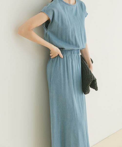 URBAN RESEARCH ITEMS / アーバンリサーチ アイテムズ ワンピース | レーヨンデニムワンピース | 詳細1